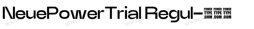 NeuePowerTrial Regul字体转换 NeuePowerTrial Regul字体转换